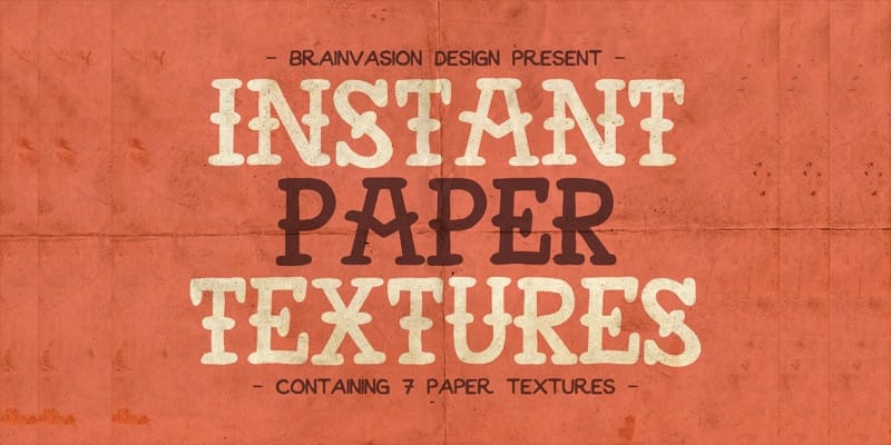 Instant Paper Textures