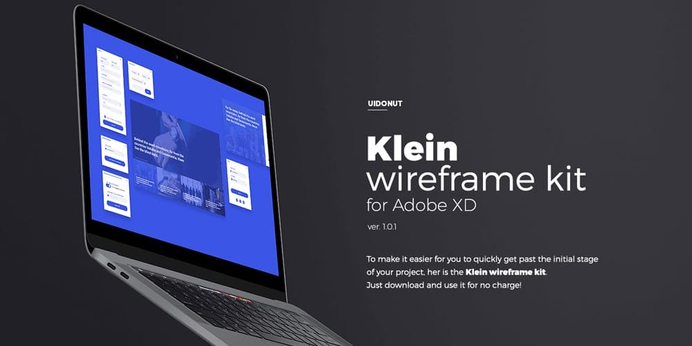 Klein Wireframe kit for Adobe XD