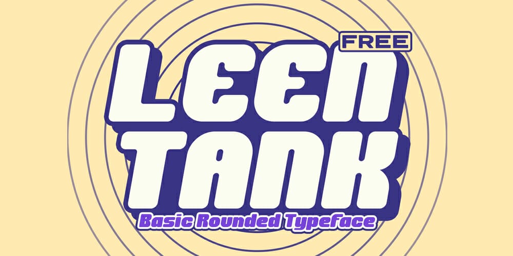 Leentank Typeface