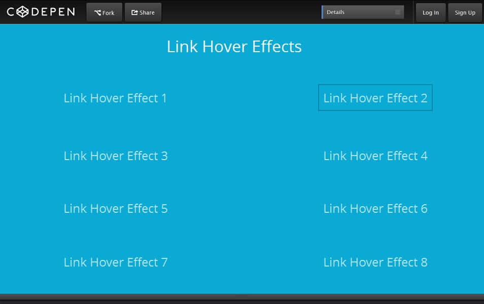 Link Hover Effects