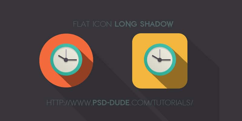 Long Shadow Flat Icon