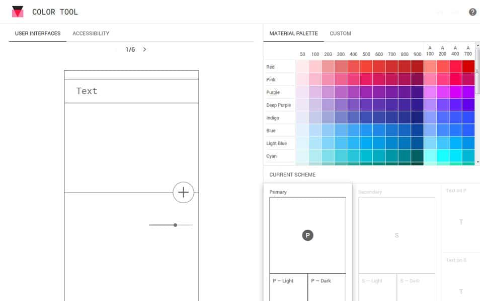 Material Design Color Tool