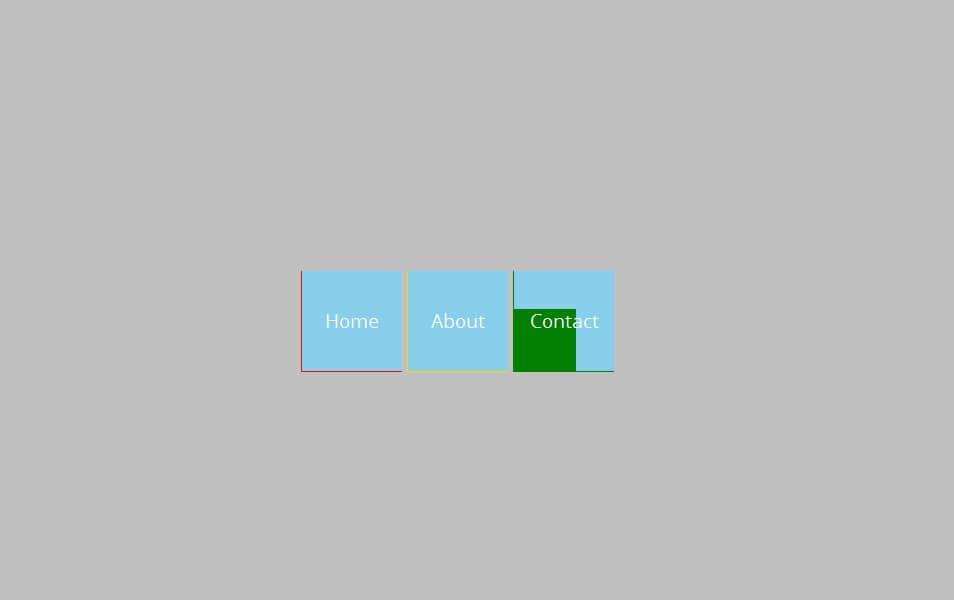 button cube flip effect css