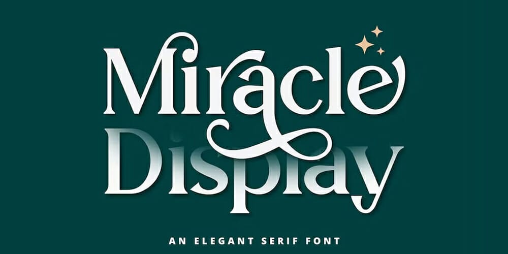 Miracle Display Font