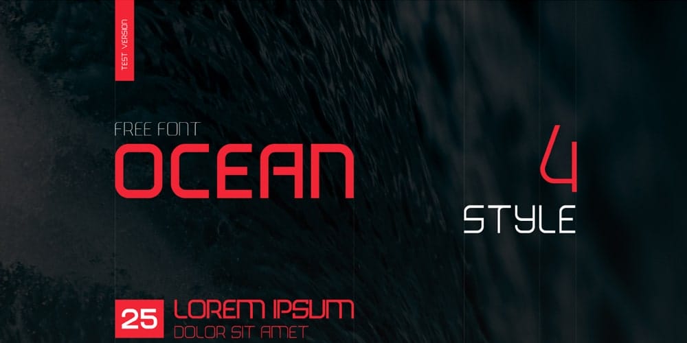 Ocean Typeface