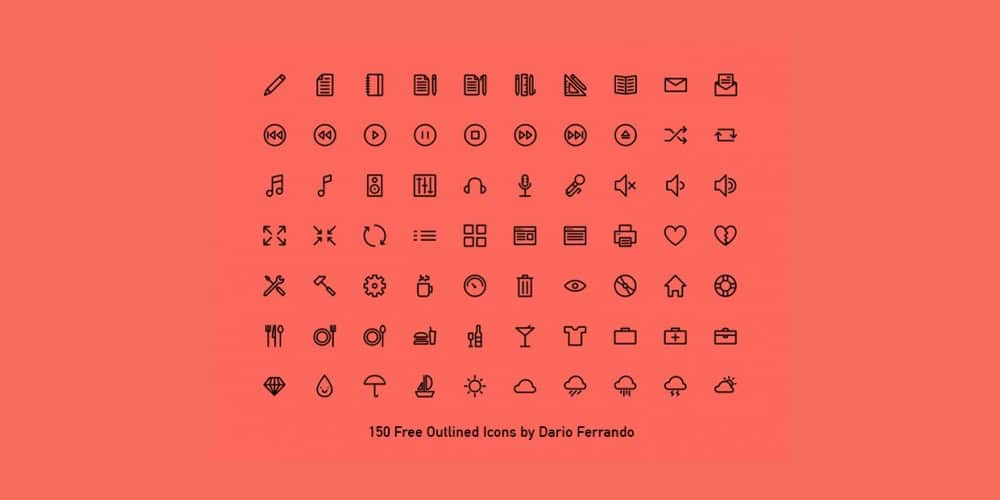 Outlined Icons