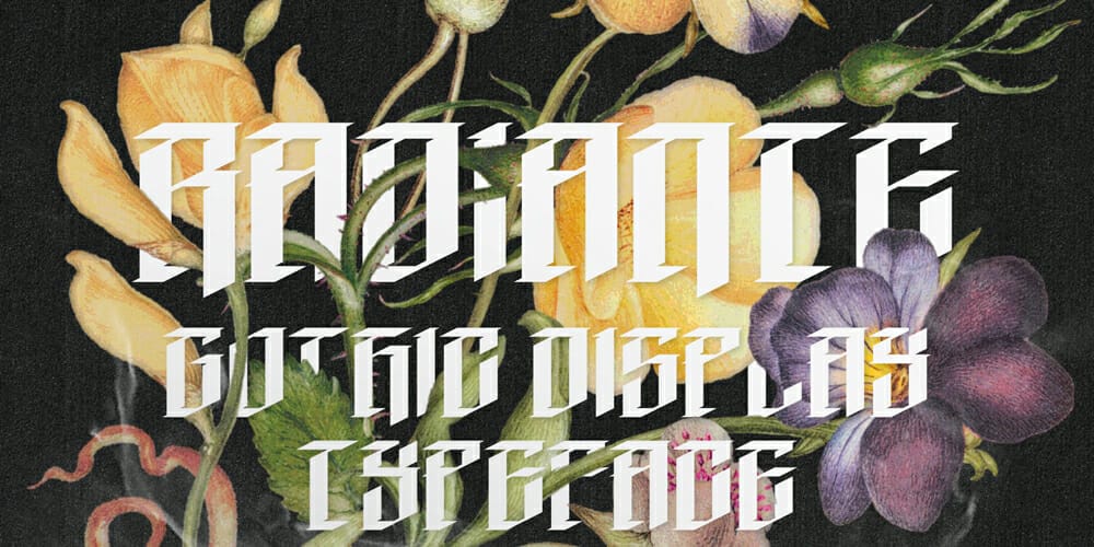 Radiante Gothic Display Typeface