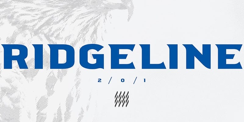RRidgeline 201 Display Typeface