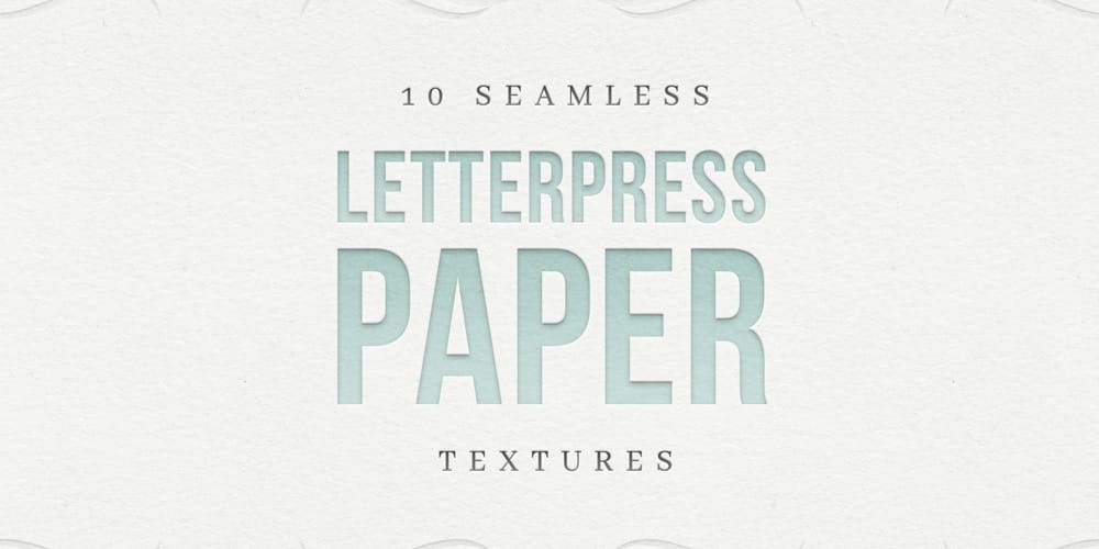 Seamless Letterpress Paper Textures