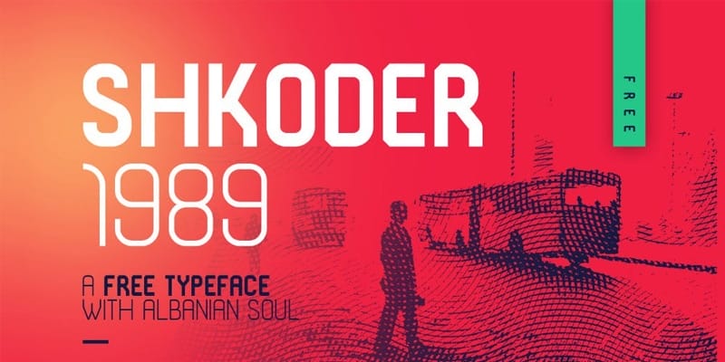 Shkoder 1989 Typeface