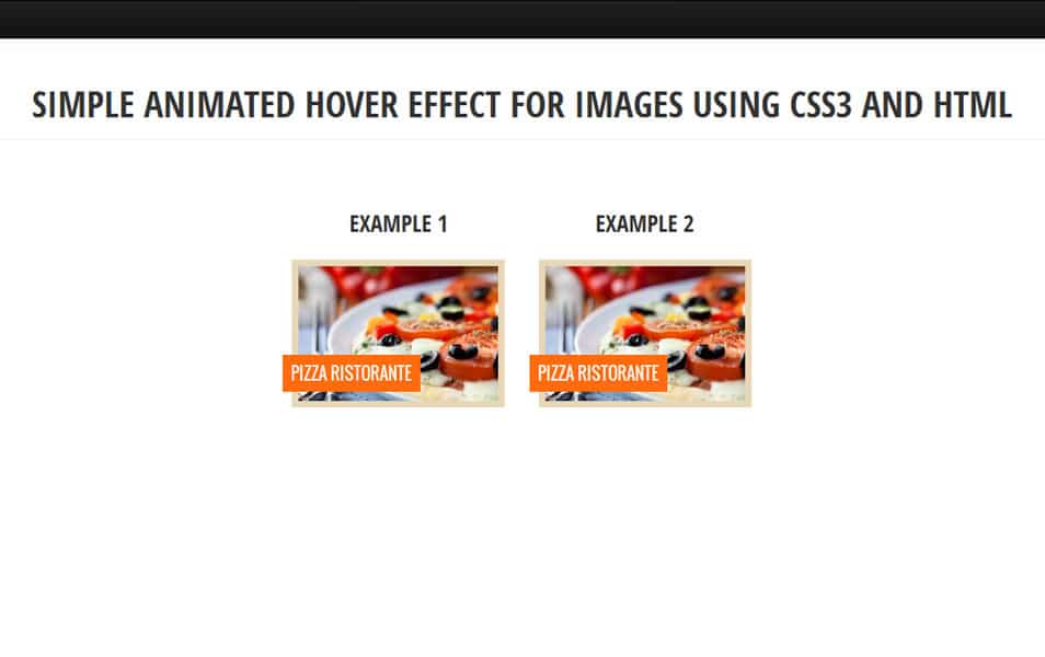 Simple animated hover effect for images using CSS3 and HTML