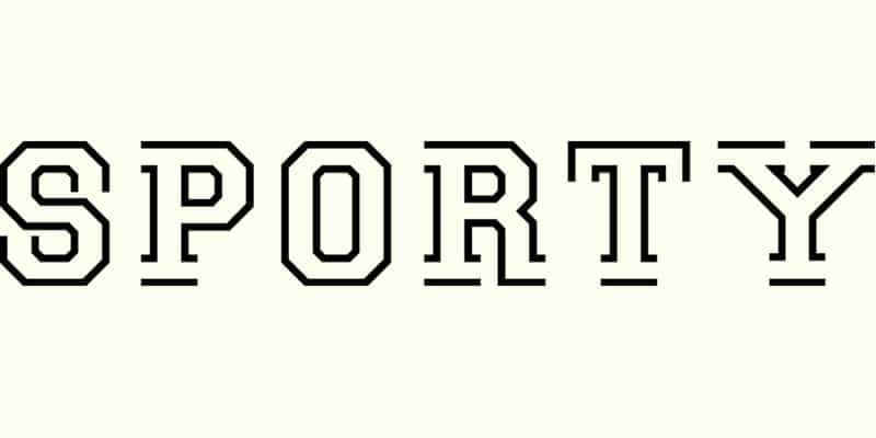 Sporty Free Font