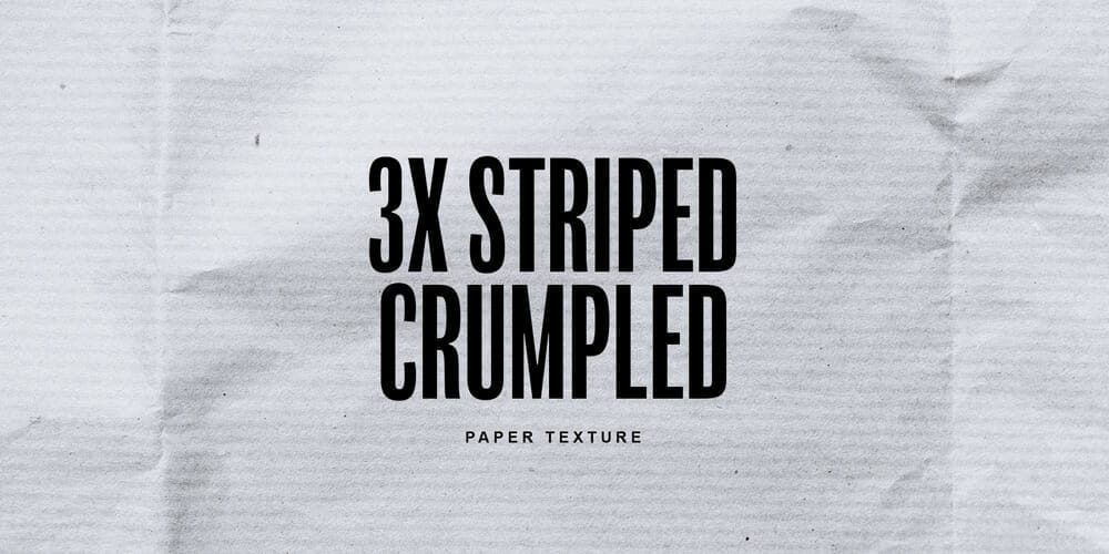 Striped Crumpled Paper Texture
