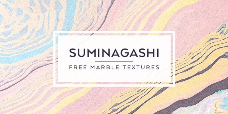 Suminagashi Marble Paper Textures