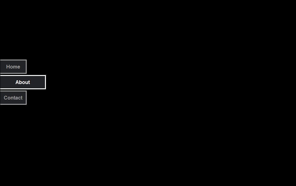 Table Menu Hover Effects
