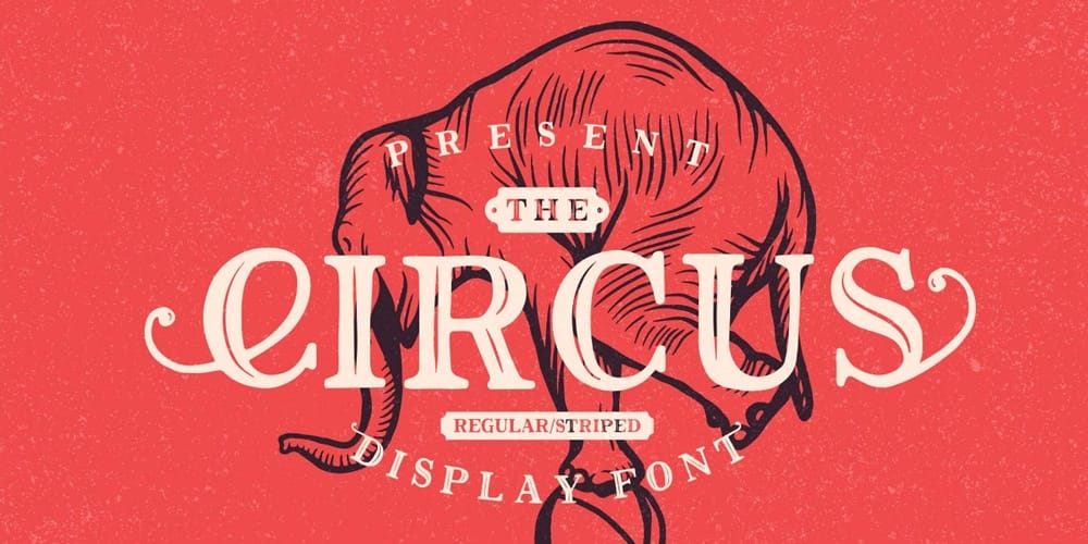 The Circus Display Font