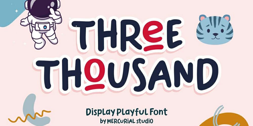 Three Thousand Font