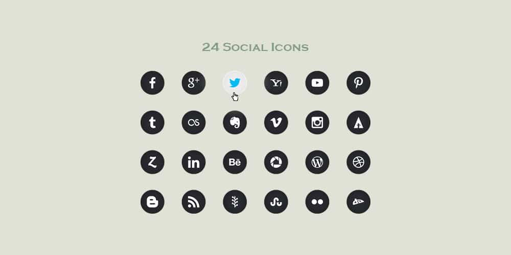 Vector Social Icons