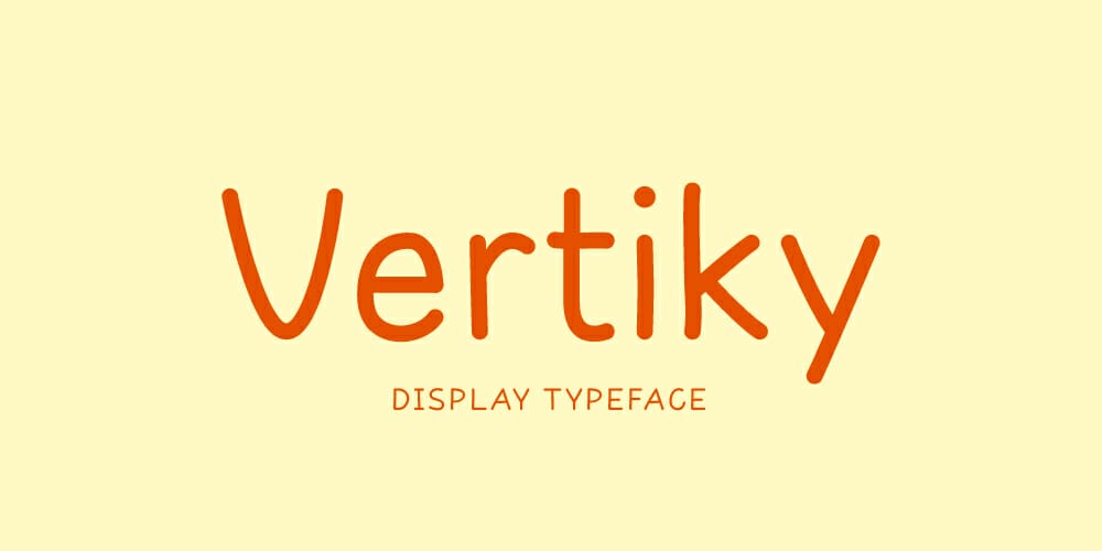 Vertiky Typeface