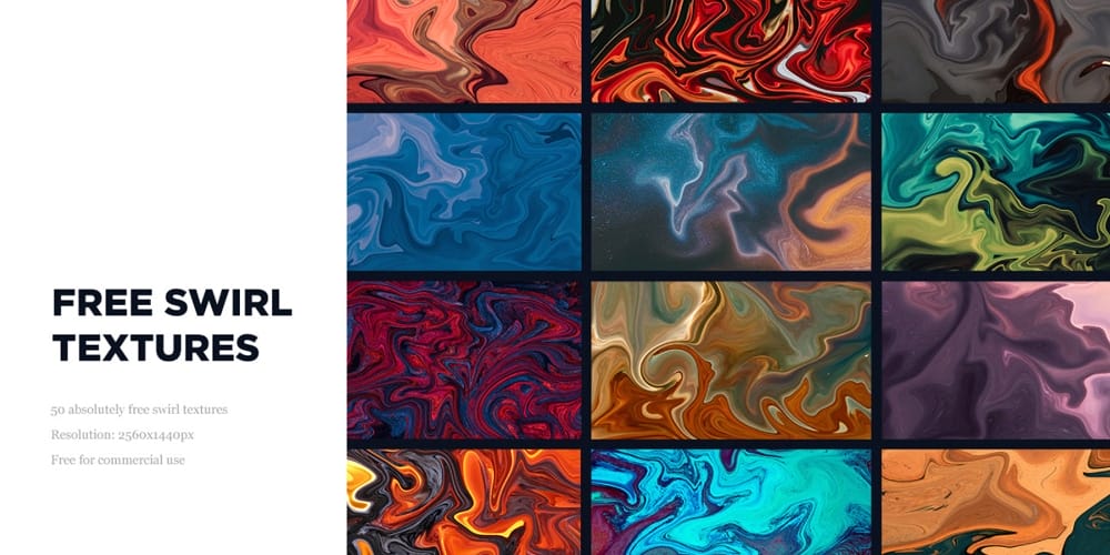 Vibrant Swirl Textures