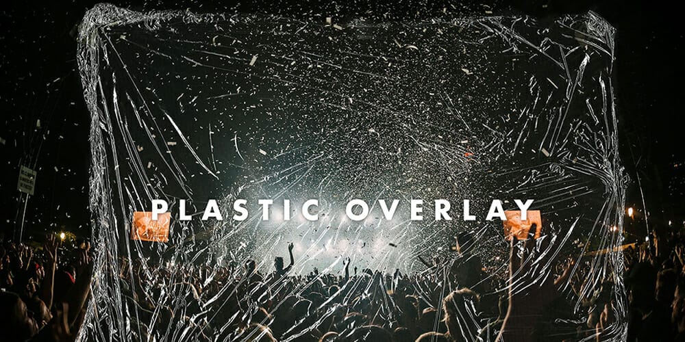 Wrinkled Plastic Overlay