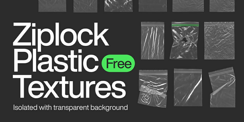 Ziplock Plastic Bag Textures