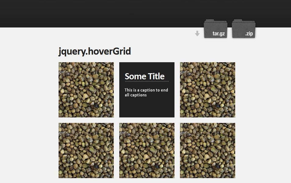 jquery.hoverGrid
