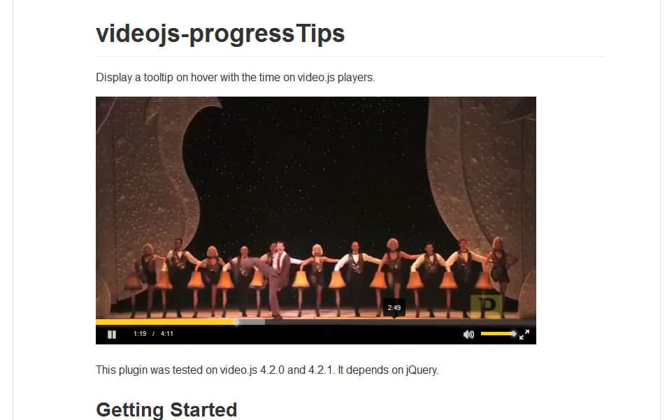 videojs-progressTips