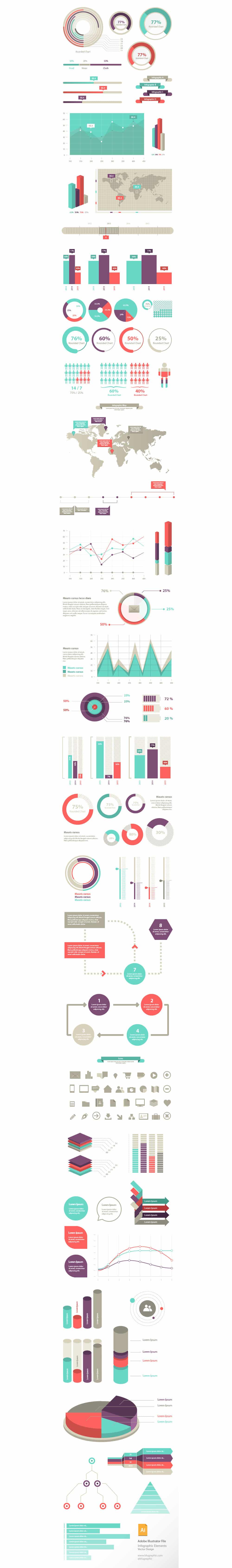 25 Best Free Infographic Elements 30 100+ Infographic Elements Vector