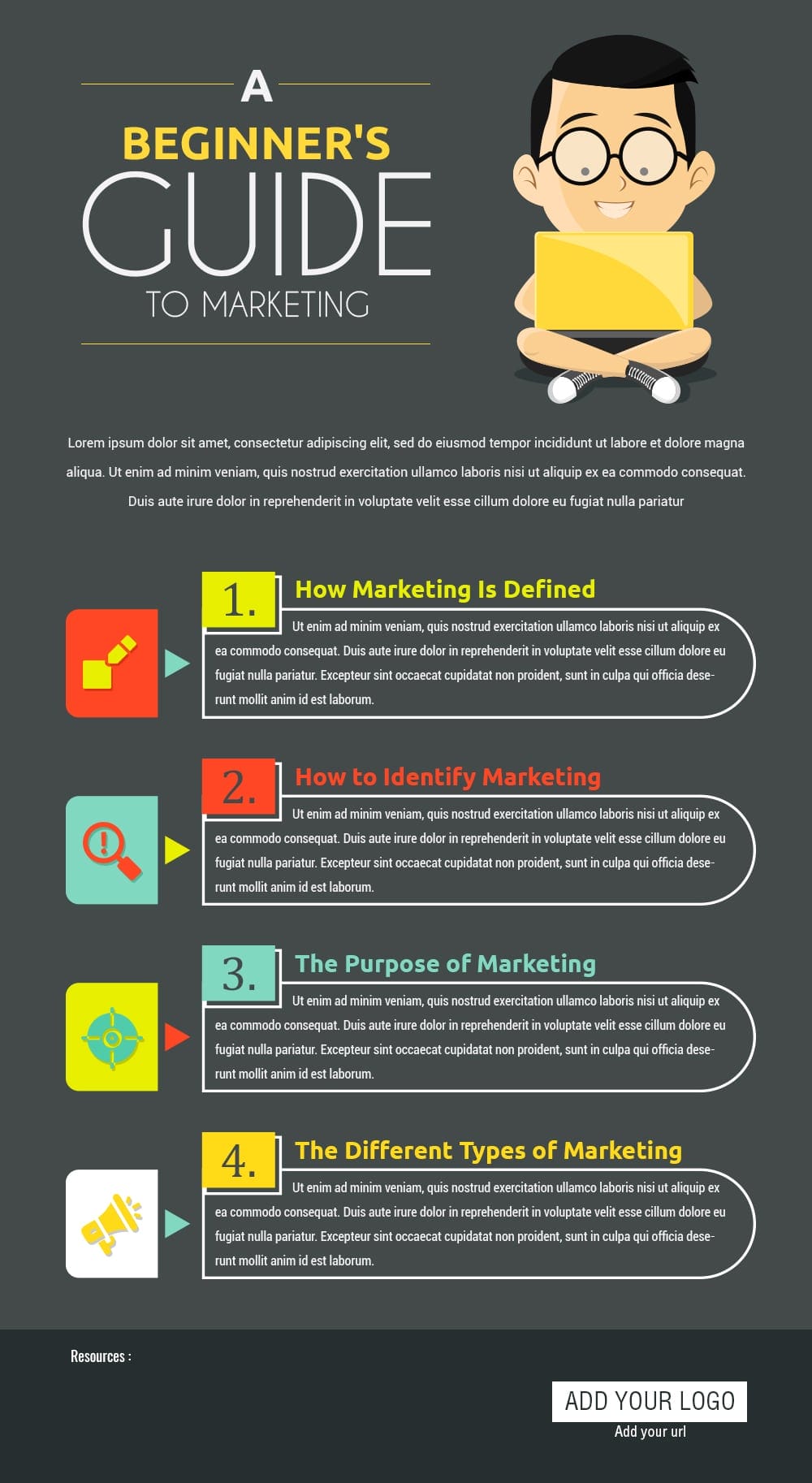25 Best Free Infographic Elements 67 A Beginners Guide to Marketing