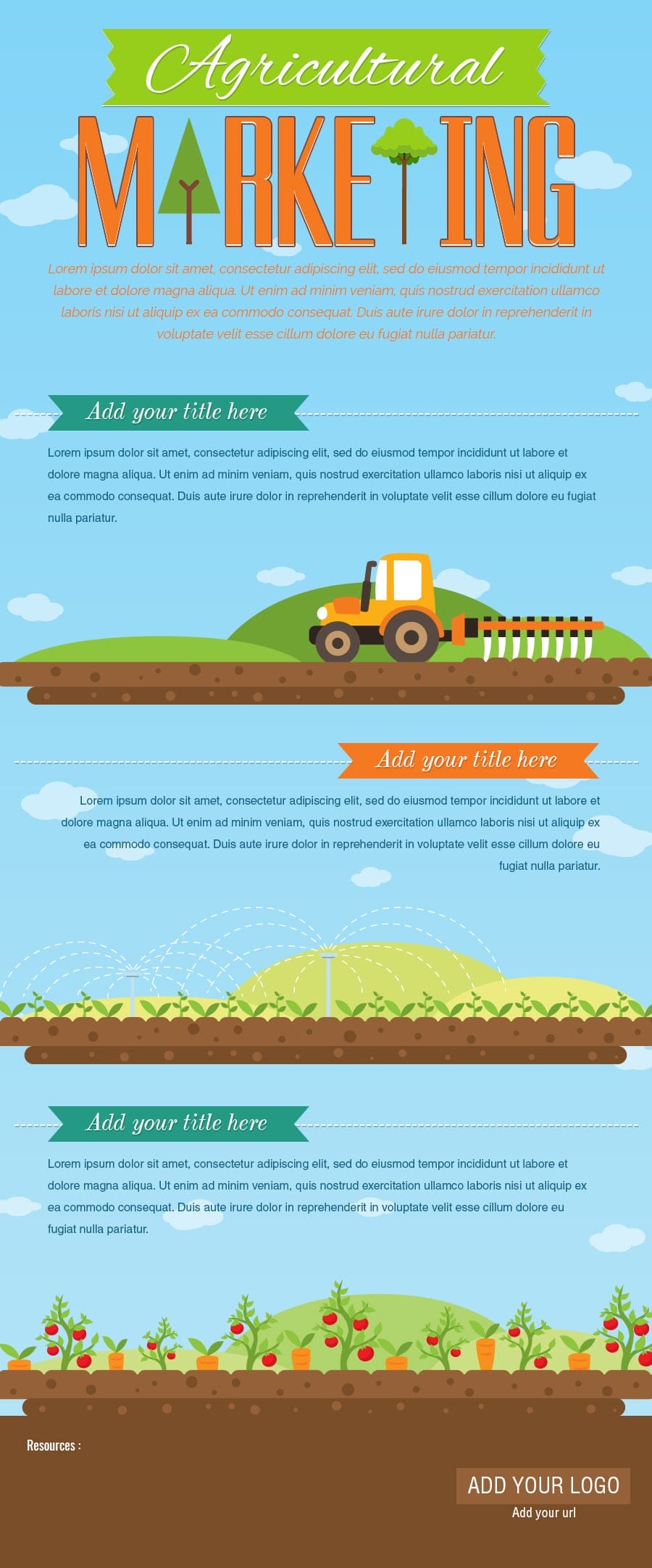 25 Best Free Infographic Elements 37 Agricultural Marketing Infographic Template PSD