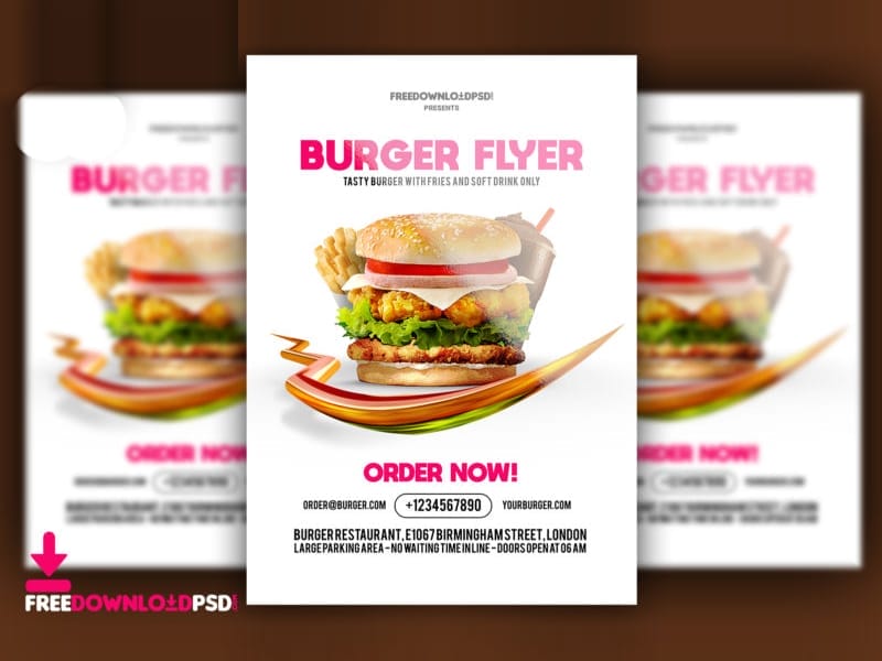 Burger-Flyer-Template-PSD