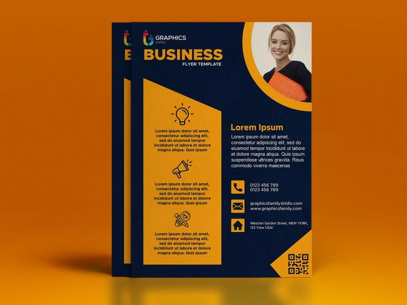 Business Flyer Template With Photo