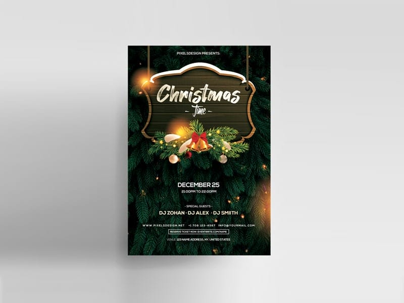 Christmas Time 2020 Flyer Template