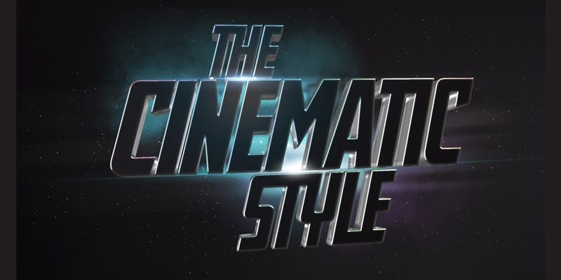 Cinematic 3D Text Effect