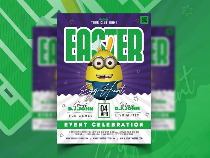 Easter Event Party Flyer Template