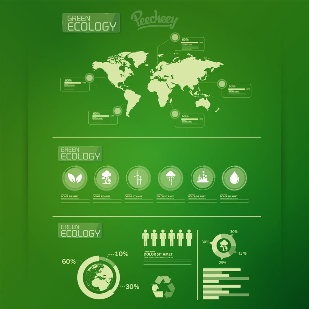 25 Best Free Infographic Elements 22 Ecology infographic