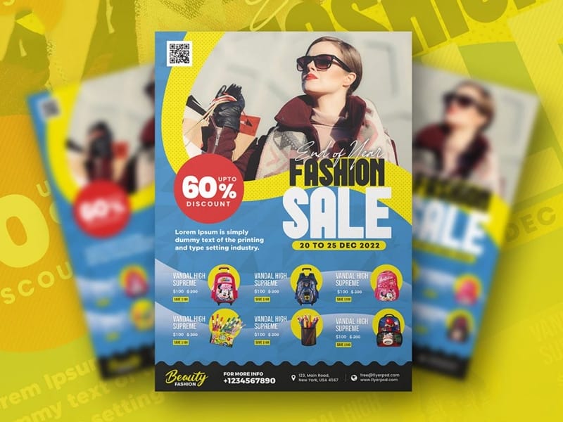 Fashion Flyer Template PSD