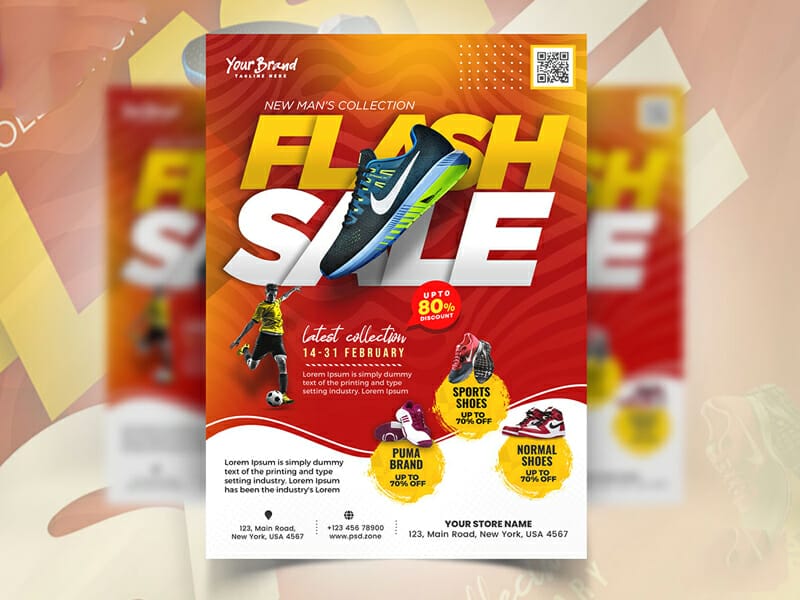 Flash Sale Flyer Design Template