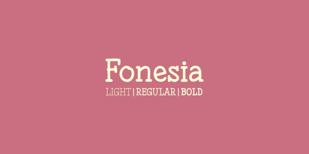 Fonesia Free Font