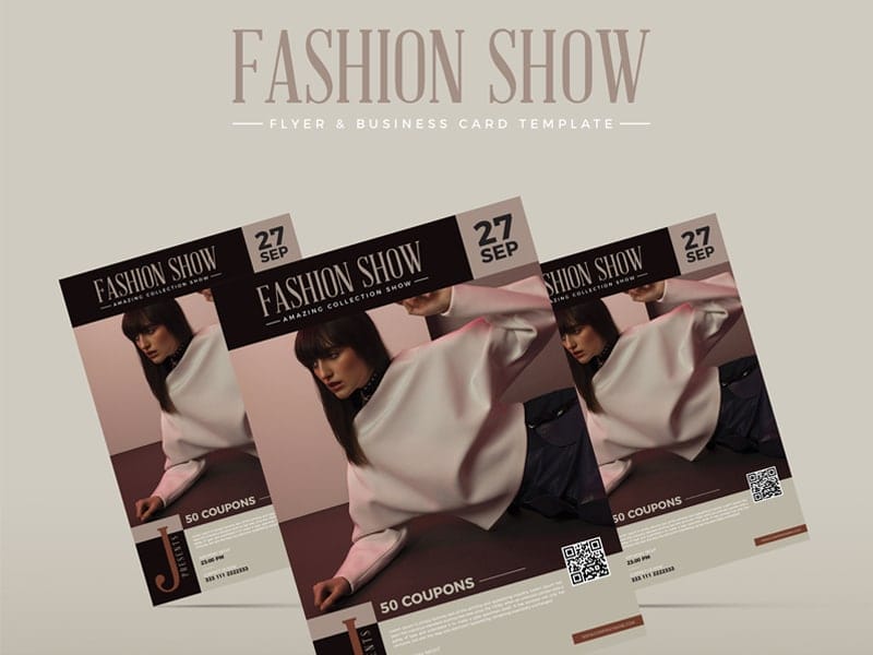 Free Fashion Show Flyer Template