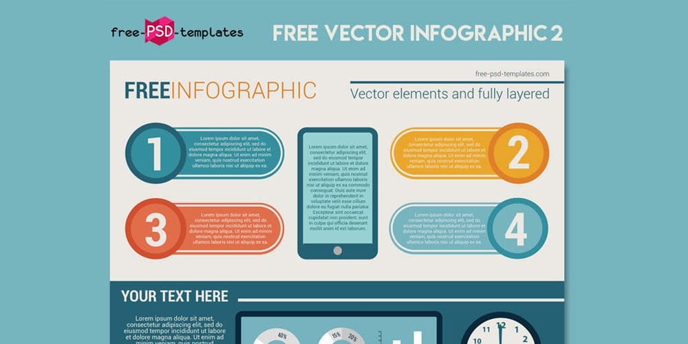 Free Infographic Template Vector