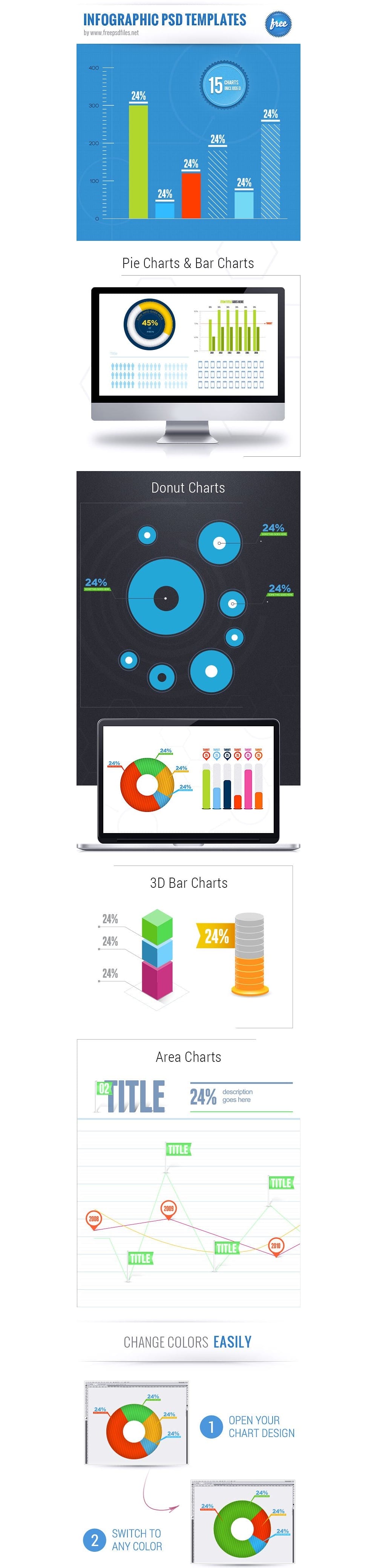 25 Best Free Infographic Elements 36 Free Infographic Templates PSD