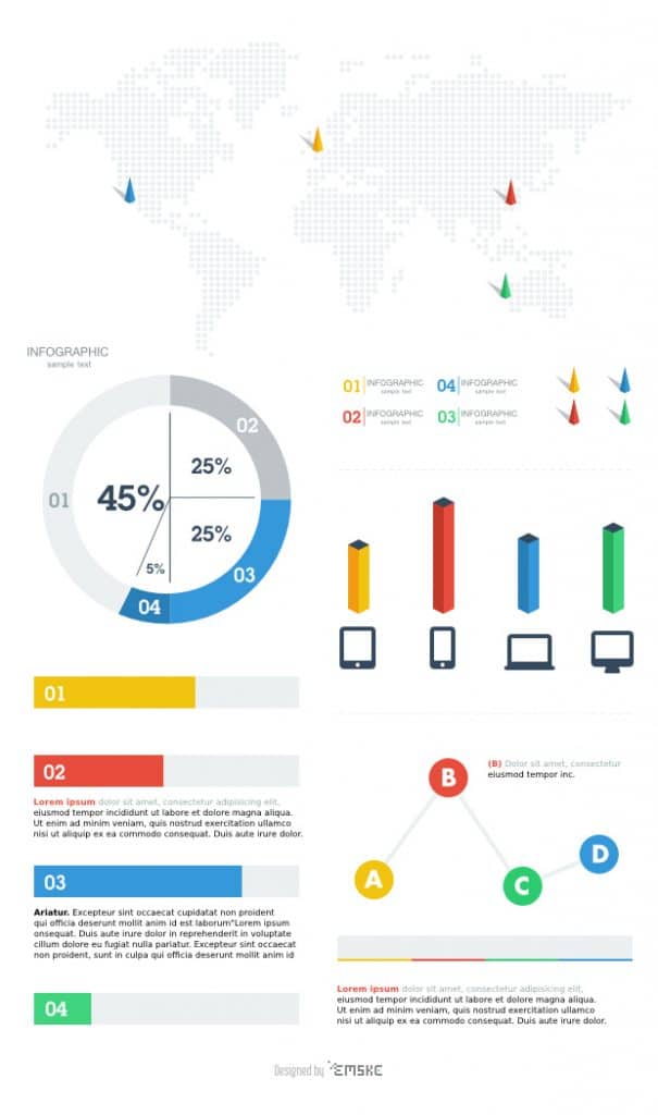 25 Best Free Infographic Elements 52 Free Information Graphic Kit