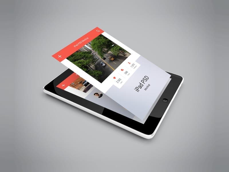 Free iPad Mockup PSD