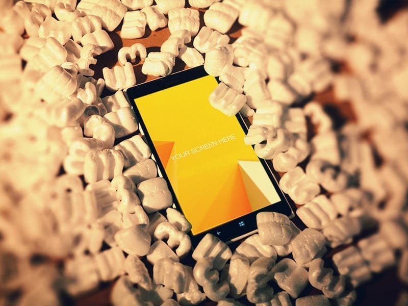 Free Nokia Lumia Mockups PSD