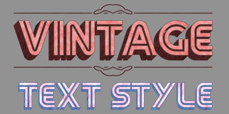 Free Text Style PSD