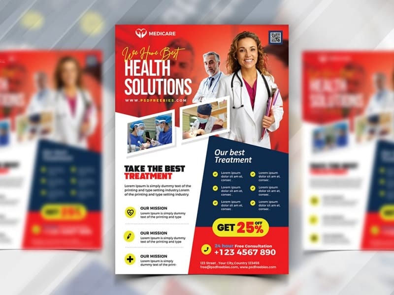 Health Care Services Marketing Flyer