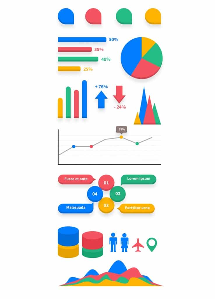 25 Best Free Infographic Elements 42 Infographic Elements Vector PSD