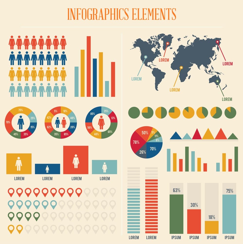 Infographic Elements Vector Set